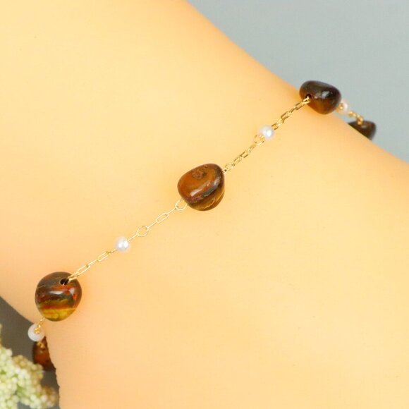 Handmade Anklet – A Stylish Choice for Women, Thoughtful Gift Idea, EVCH1250 - Picture 1 of 8